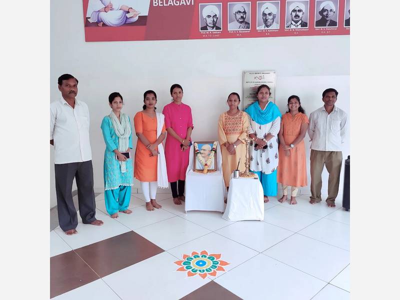 Gandhi Jayanti Celebration at KLEs Institute of Nursing Sciences