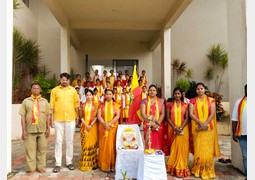 Karnataka Rajyotsava celebrated at college campus on 01-11-2024