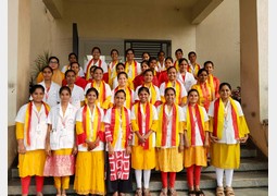 Karnataka Rajyotsava celebrated at college campus on 01-11-2024